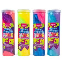 KEYCRAFT - TUBE DE GLUE MÉGA MARBRÉS (SLIME) ASST